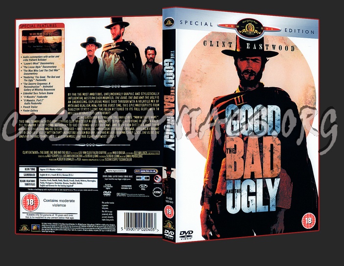 The Good the Bad and the Ugly dvd cover