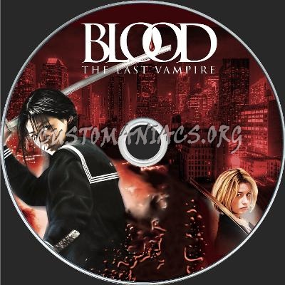 Blood the Last Vampire dvd label