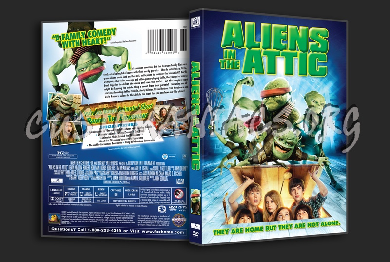 Aliens in the Attic dvd cover