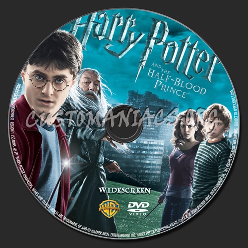 Harry Potter and the Half-Blood Prince dvd label