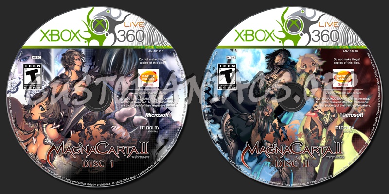 Magna Carta II dvd label