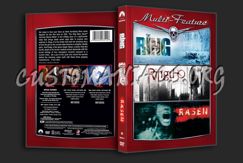 The Ring / Ringu O / Raisen dvd cover