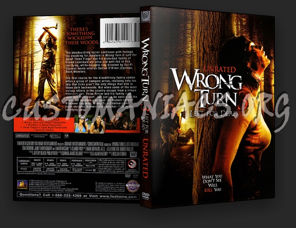 Wrong Turn 3 Left for Dead dvd cover