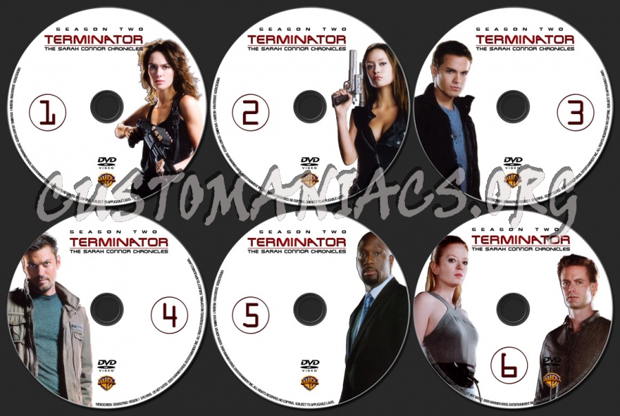 Terminator - Sarah Connor Chronicles Season 2 dvd label