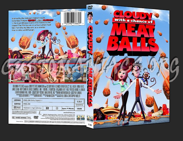 Cloudy With a Chance of Meatballs dvd cover