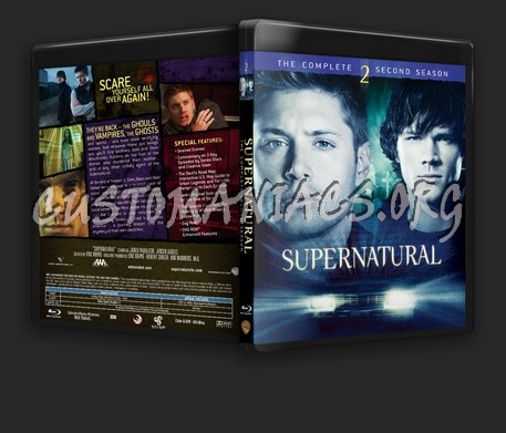 Supernatural Season 2 blu-ray cover