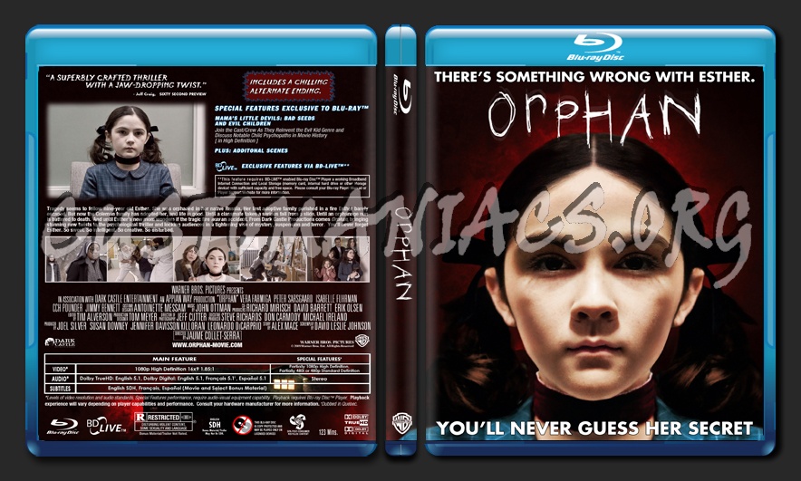 Orphan blu-ray cover