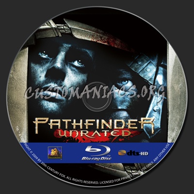 Pathfinder Unrated blu-ray label