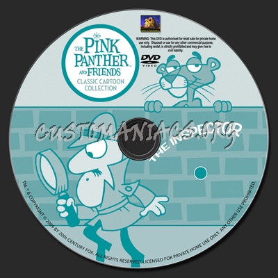 The Pink Panther And Friends-The Inspector dvd label