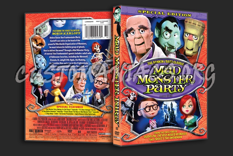 Mad Monster Party Dvd Cover Dvd Covers Labels By Customaniacs Id Free Download Highres Dvd Cover