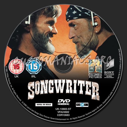 Songwriter dvd label