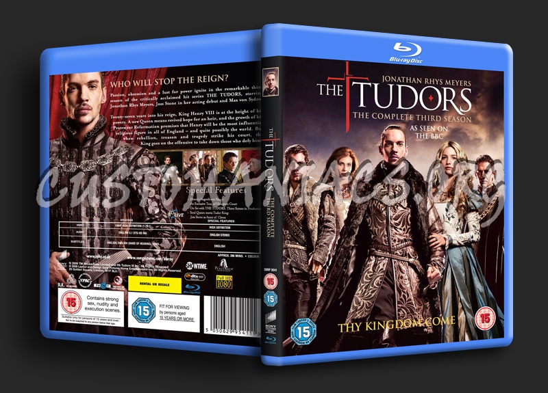 The Tudors Season 3 blu-ray cover