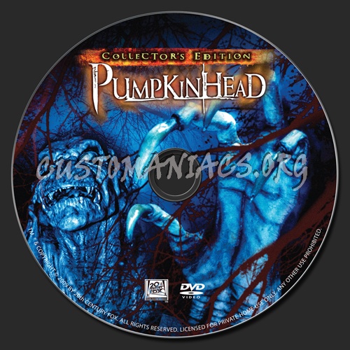 PumpkinHead dvd label