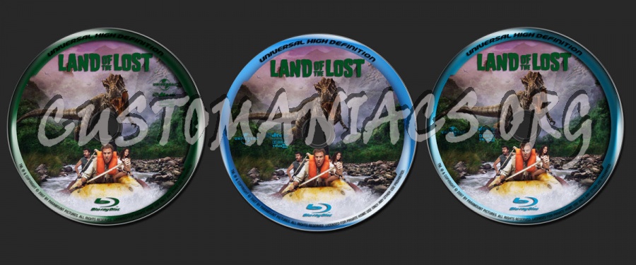 Land Of The Lost blu-ray label