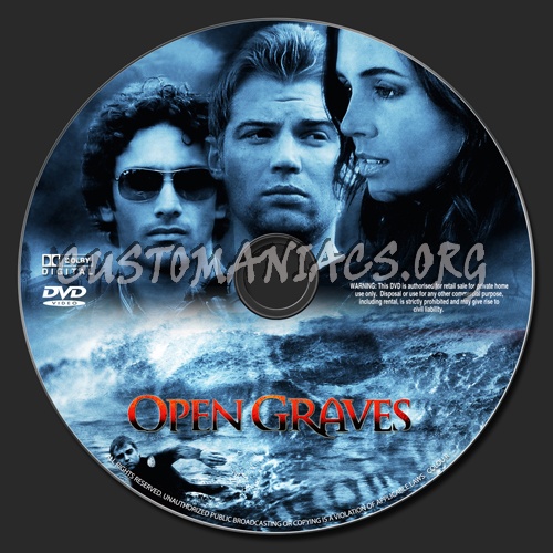 Open Graves dvd label
