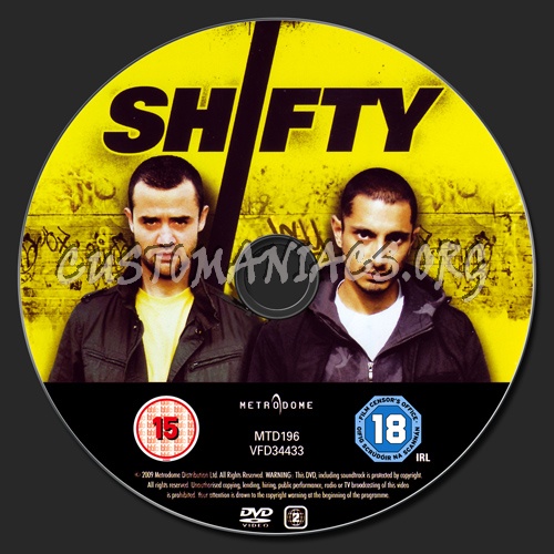 Shifty dvd label