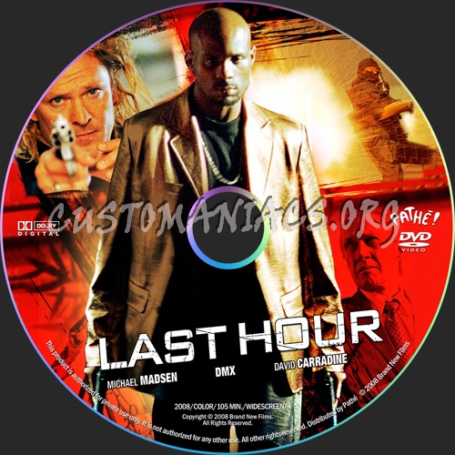 Last Hour dvd label