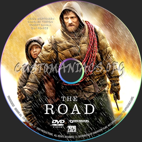 The Road dvd label