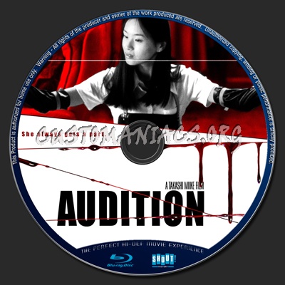 Audition blu-ray label