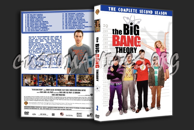 The Big Bang Theory season 2 dvd cover