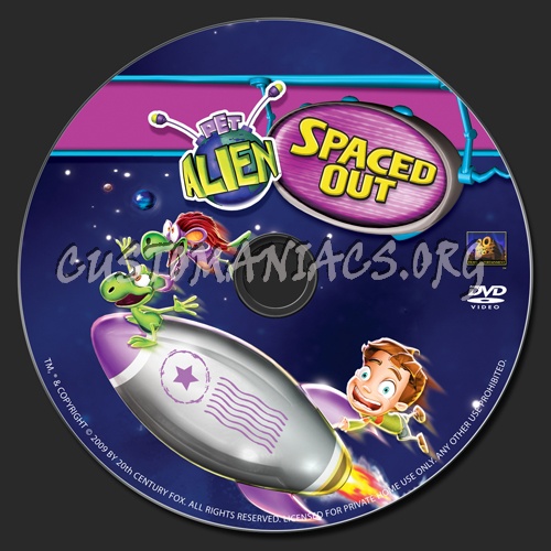 Pet Alien-Spaced Out dvd label