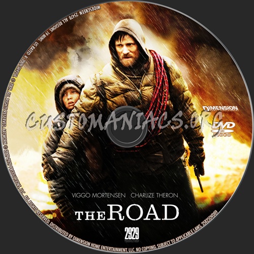 The Road dvd label