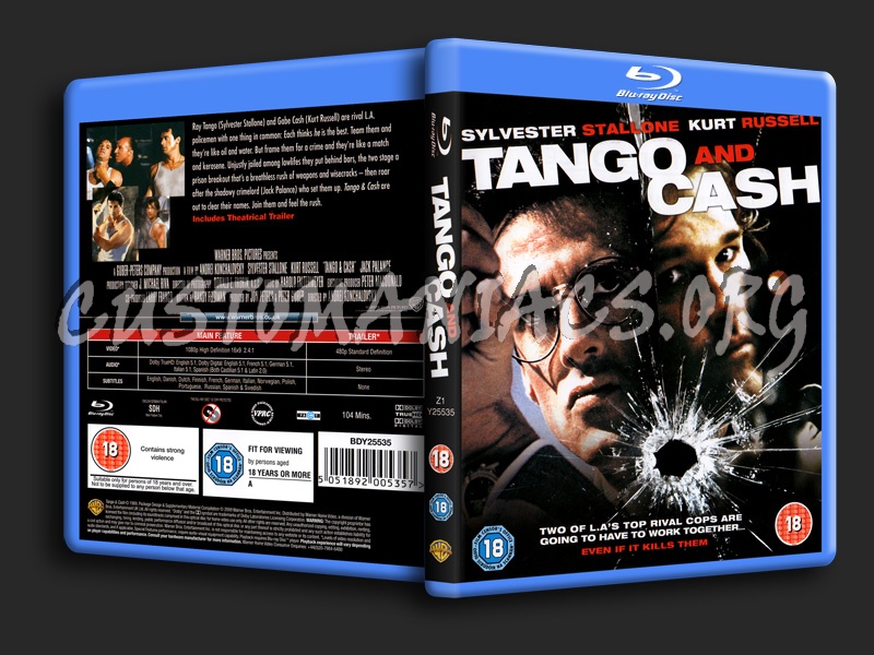 Tango and Cash blu-ray cover