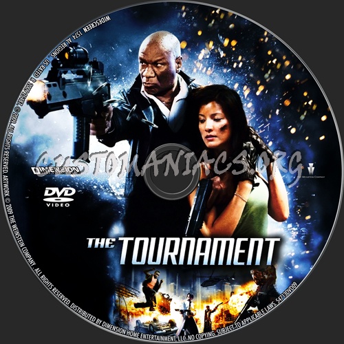 The Tournament dvd label