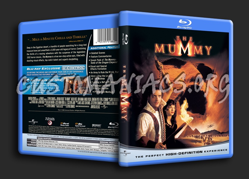 The Mummy blu-ray cover