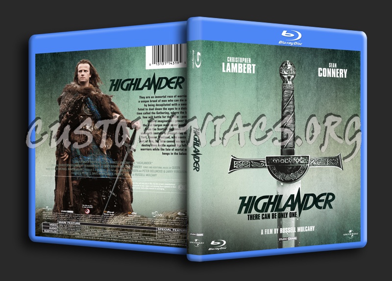 Highlander blu-ray cover