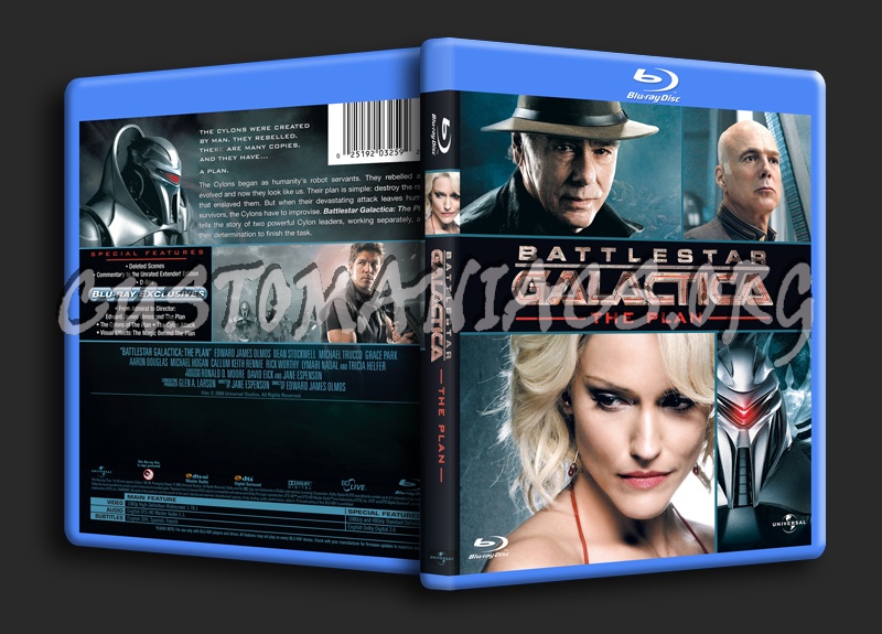 Battlestar Galactica The Plan blu-ray cover