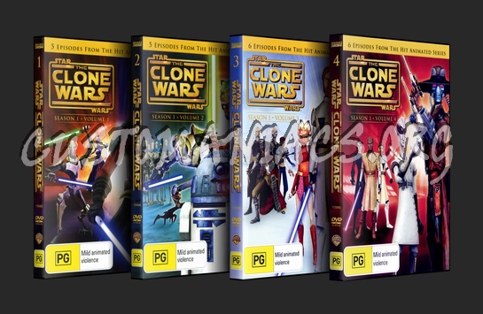 Star Wars: The Clone Wars dvd cover