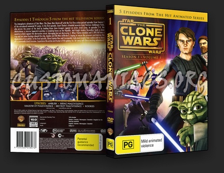 Star Wars: The Clone Wars dvd cover