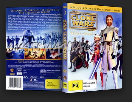 Star Wars: The Clone Wars dvd cover