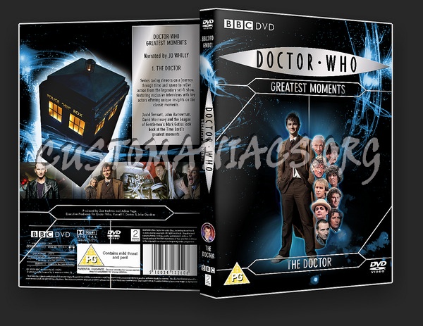 Doctor Who Greatest Moments dvd cover