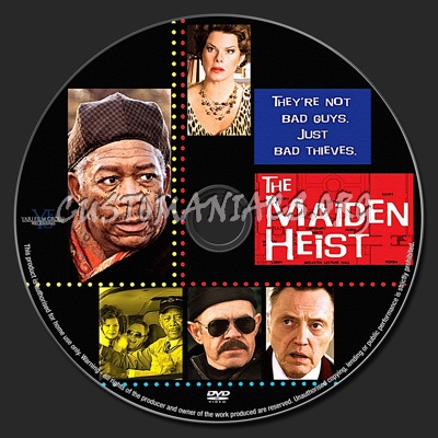 The Maiden Heist dvd label
