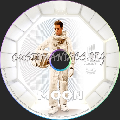 Moon dvd label