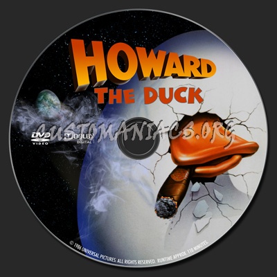 Howard The Duck dvd label