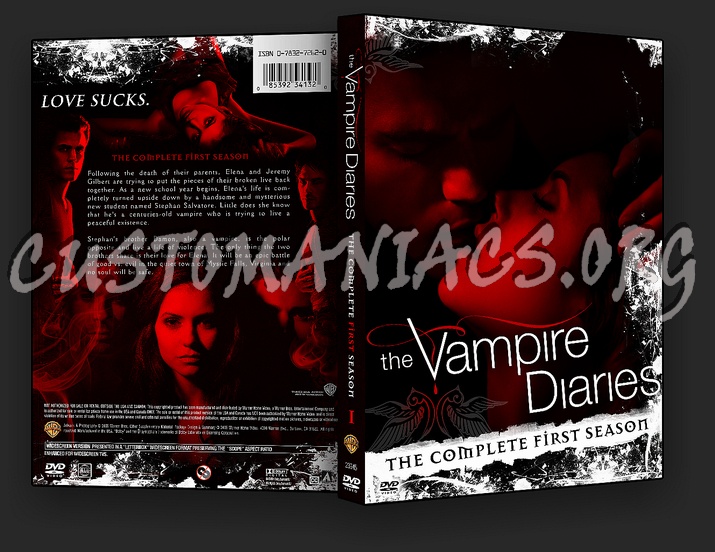 The Vampire Diaries - Season 1 dvd cover