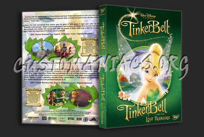 Tinker Bell / Tinker Bell and the Lost Treasure dvd cover