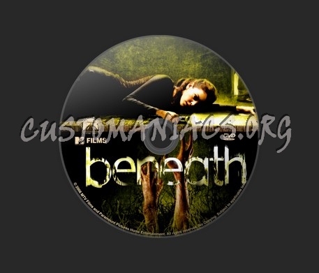 Beneath dvd label