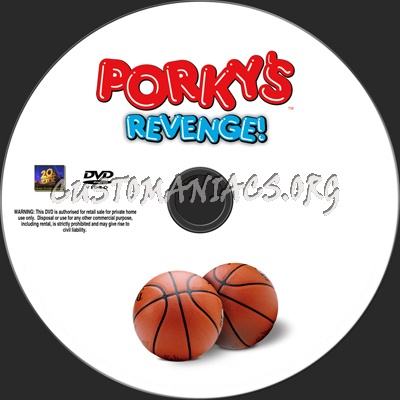 Porky's Revenge dvd label