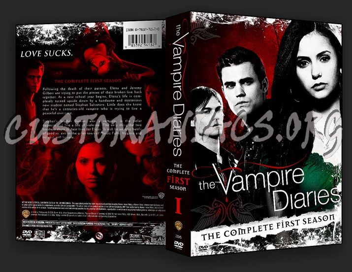 The Vampire Diaries - Season 1 dvd cover