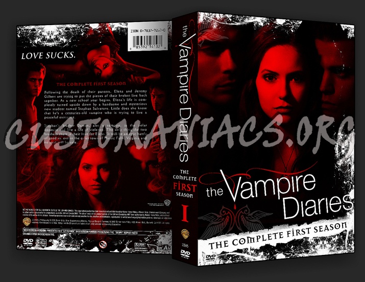 The Vampire Diaries - Season 1 dvd cover