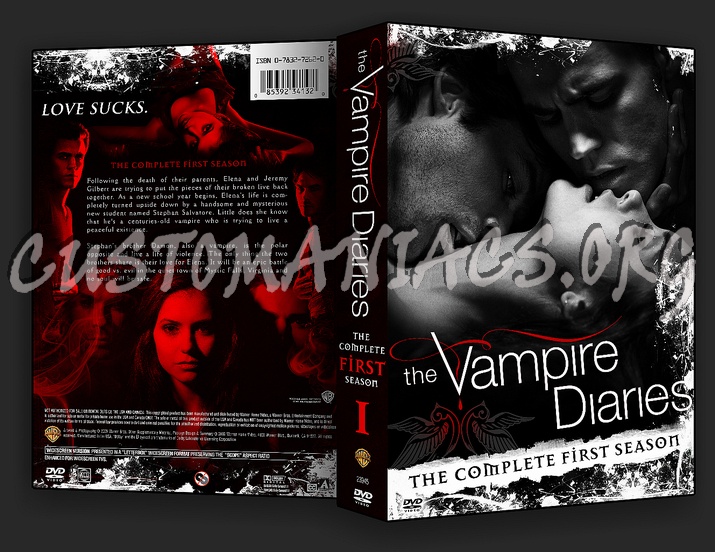 The Vampire Diaries - Season 1 dvd cover
