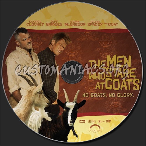 The Men Who Stare At Goats dvd label