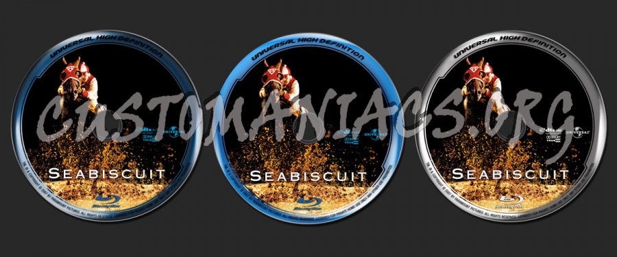 Seabiscuit blu-ray label