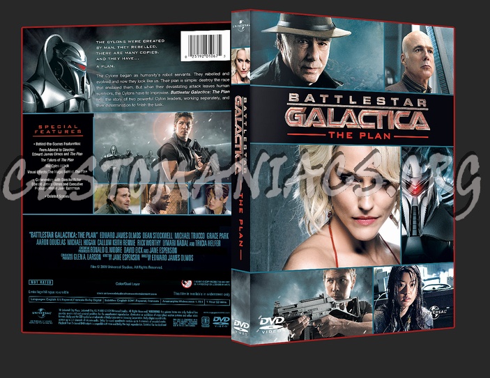 Battlestar Galactica - The Plan dvd cover