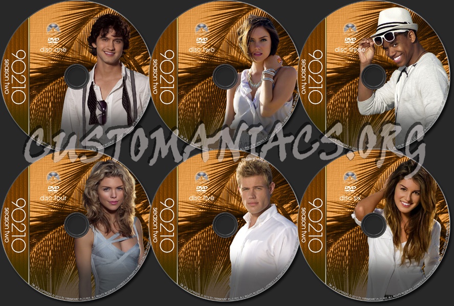 90210 - TV Collection Season 2 dvd label