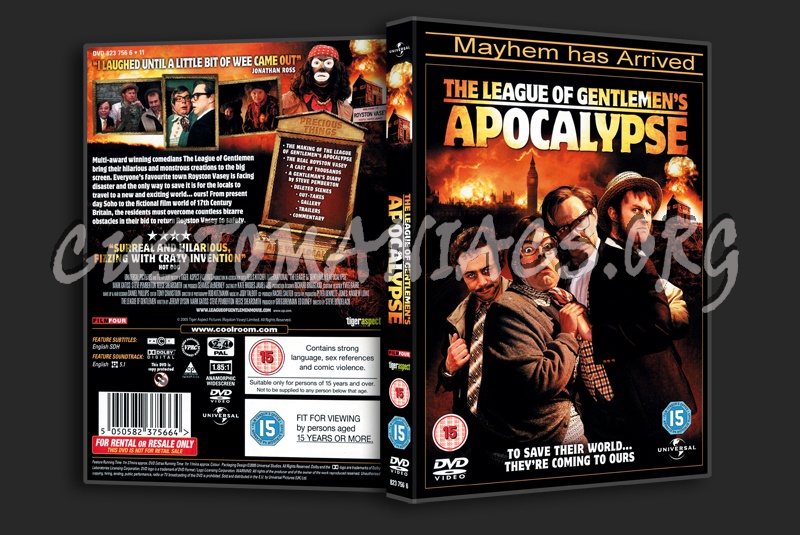 The League of Gentlemen's Apocalypse dvd cover
